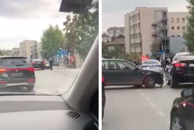 Aksident trafiku me të lënduar në rrugën ‘Agim Ramadani’ në Prishtinë