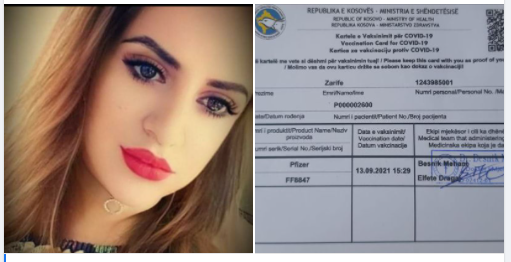 Vdes 48 orë pas vaksinimit 23-vjeçarja nga Drenasi