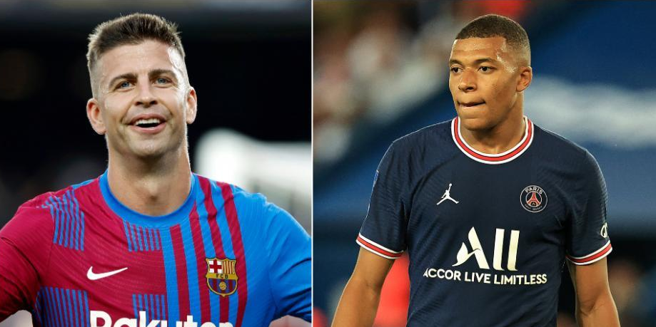 Pique tallet me Mbappe-n