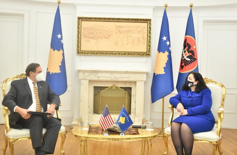 Përfaqësuesi i SHBA-ve i shkon në zyre Osmanit: Për ne, sovraniteti i Kosovës është i pacenueshëm