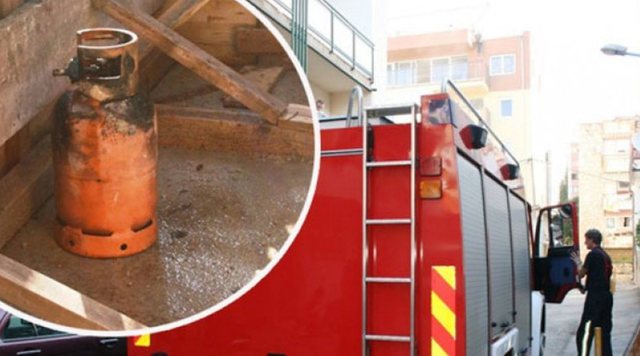 Po gatuanin, merr flakë bombola në një shtëpi në Elbasan