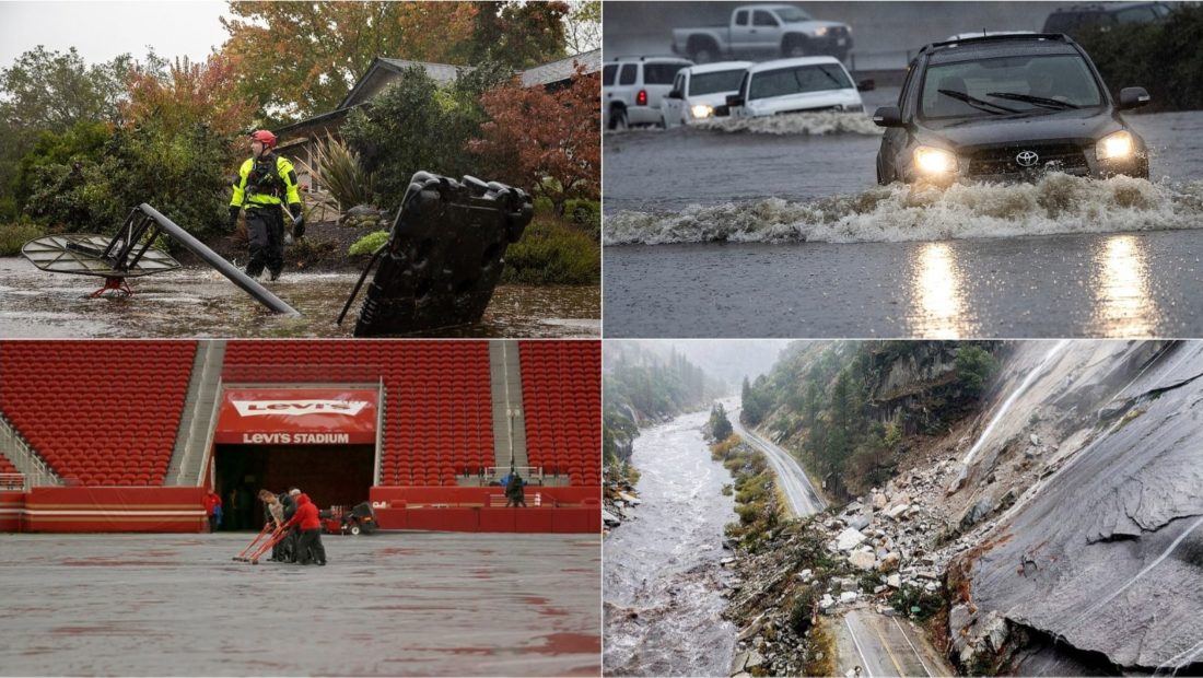 Cikloni godet Kaliforninë, erë mbi 100 kmh, përmbytje dhe kaos nëpër rrugë
