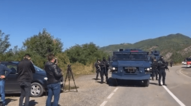 Pamje nga tërheqja e Njësisë Speciale në Jarinjë