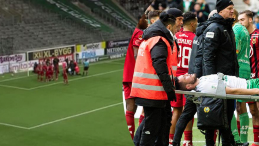 Ra pa ndjenja në fushë, Hammarby njofton për gjendjen e Astrit Selmanit