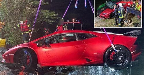 Ngatërron frenat me gazin, Lamborghini përfundon në liqen