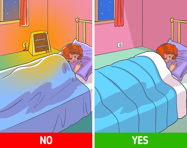 Pse është keq të flini me ngrohës dhome të ndezur?