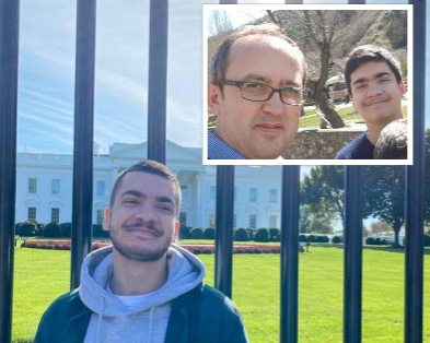 Hoti publikon një fotografi të djalit të tij para Shtëpisë së Bardhë
