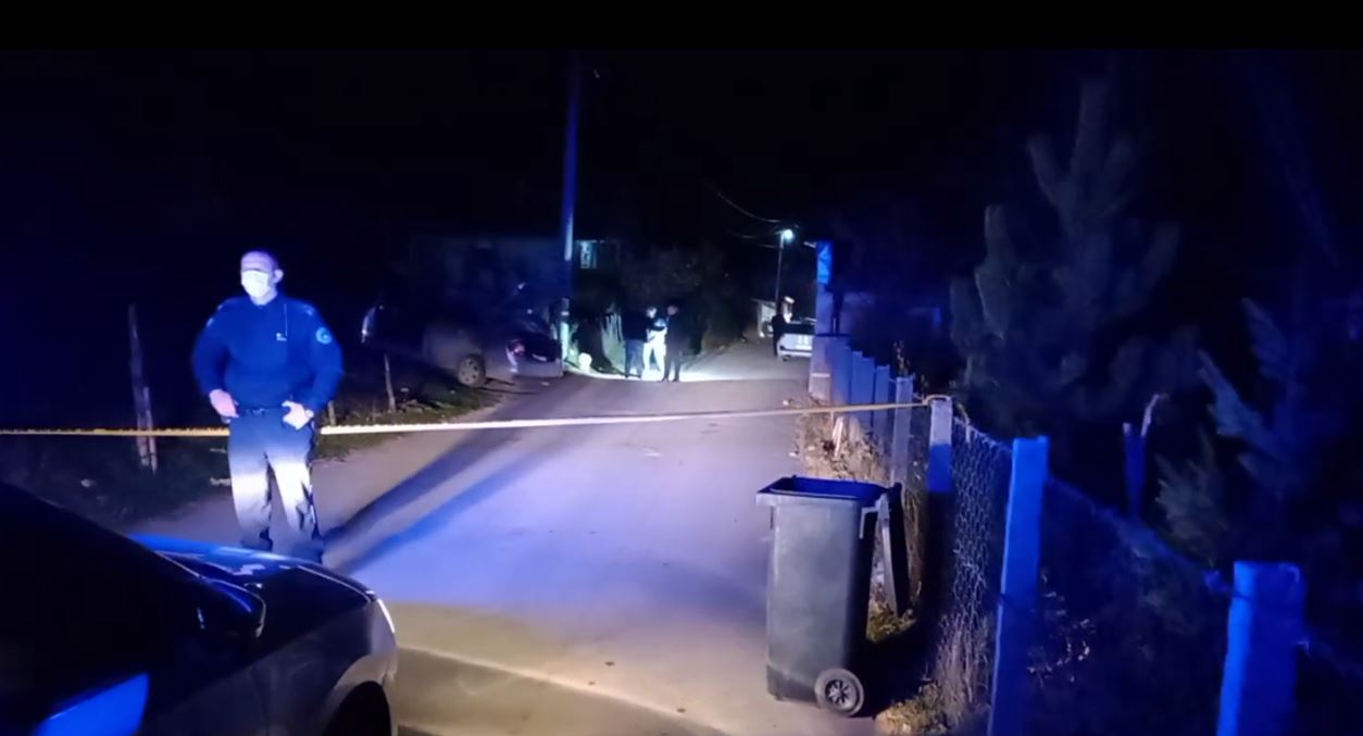 Pamje nga vendi i ngjarjes ku ndodhi vrasja në Gjilan
