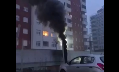 Video/ Shpërthen tym i zi në Prishtinë