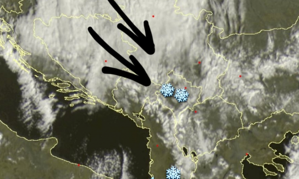Paralajmërohet se një stuhi e borës mund ta godasë pasdite Kosovën