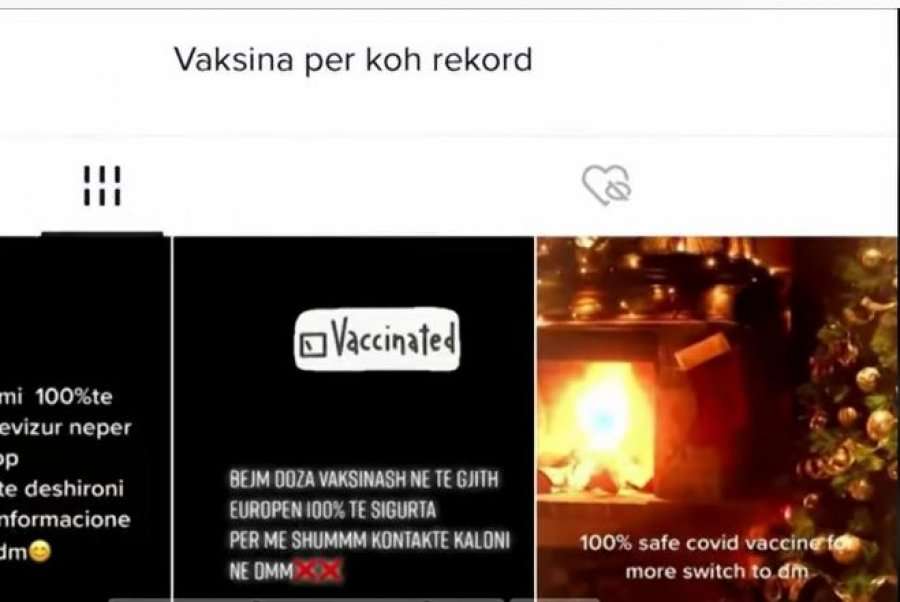 Në Tik Tok, grupet kriminale shqiptare shesin certifikata vaksinimi