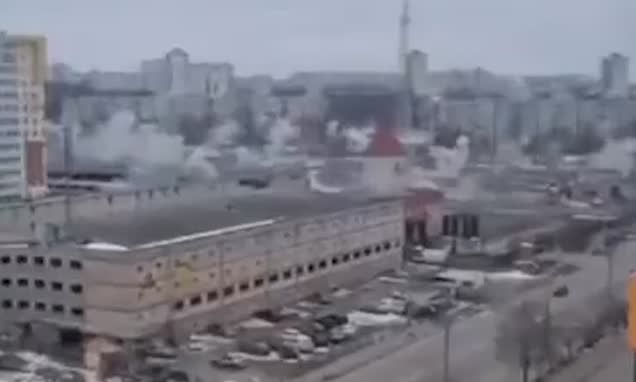 Videoja ku Rusia përdor armatimin e ndaluar në Kharkiv