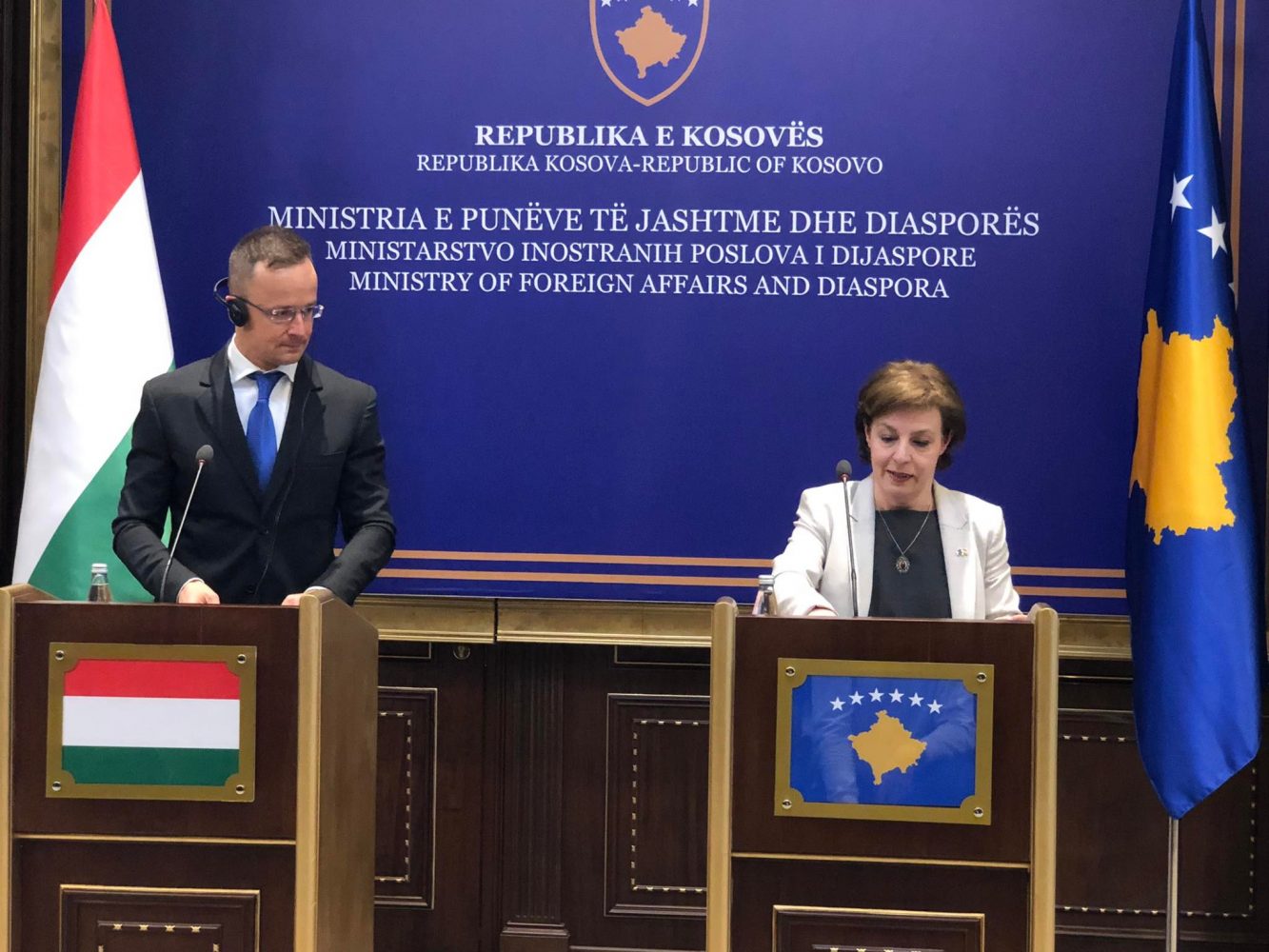 Gërvalla i kërkon Hungarisë angazhim për të ndryshuar qasjen agresive të Serbisë ndaj Kosovës