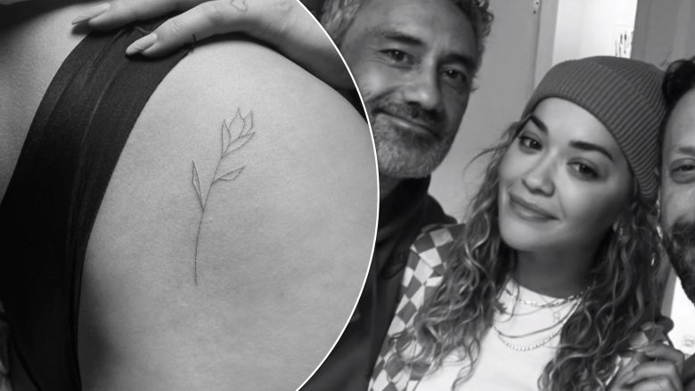 Rita Ora dhe Taika Waititi bëjnë tatuazh të ri, këngëtarja përjetëson në trup një lule