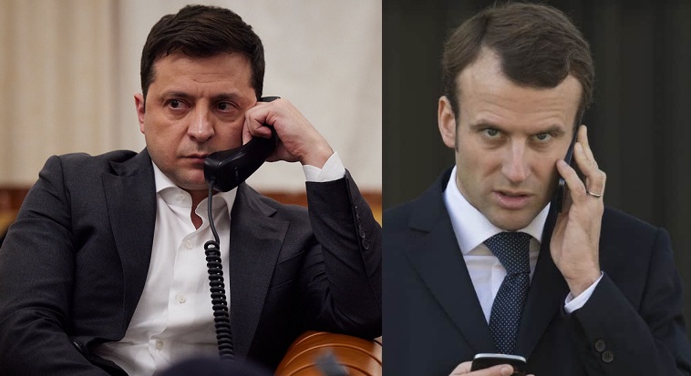 Macron ia tregon Zelenskyt bisedën me Putinin, i premton vëmendje nevojave të Ukrainës