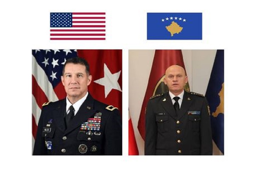 Lufta në Ukrainë, komandanti i FSK-së bisedon me gjeneralmajorin amerikan për sigurinë në Kosovë