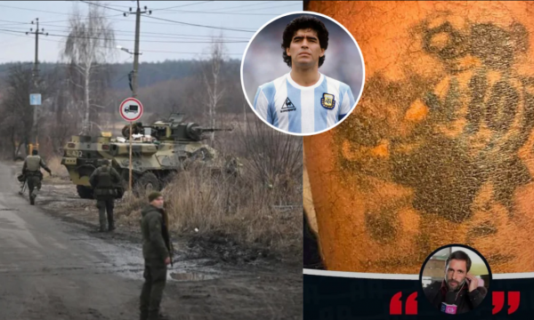 Gazetari i arrestuar në Ukrainë tregon se si shpëtuan falë një tatuazhi të Maradonas