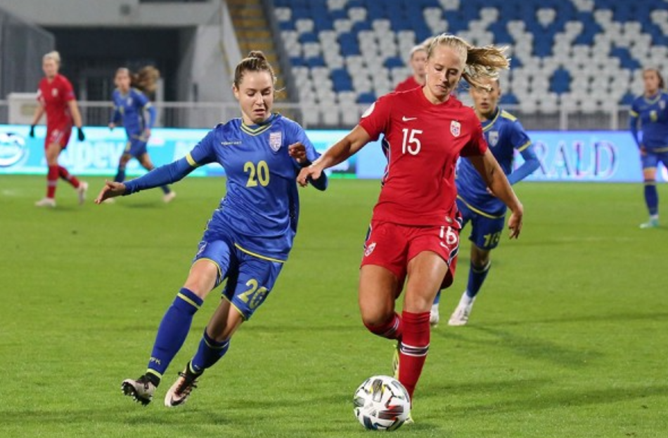 Kualifikimet drejt Botërorit të femrave: Formacionet zyrtare: Norvegjia-Kosova