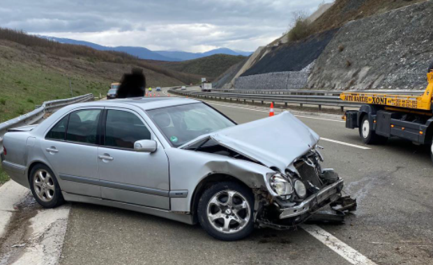 Vetaksident në autostradën “Ibrahim Rugova”