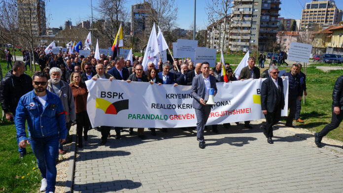 BSPK proteston, ka gjashtë kërkesa për Qeverinë e Kosovës