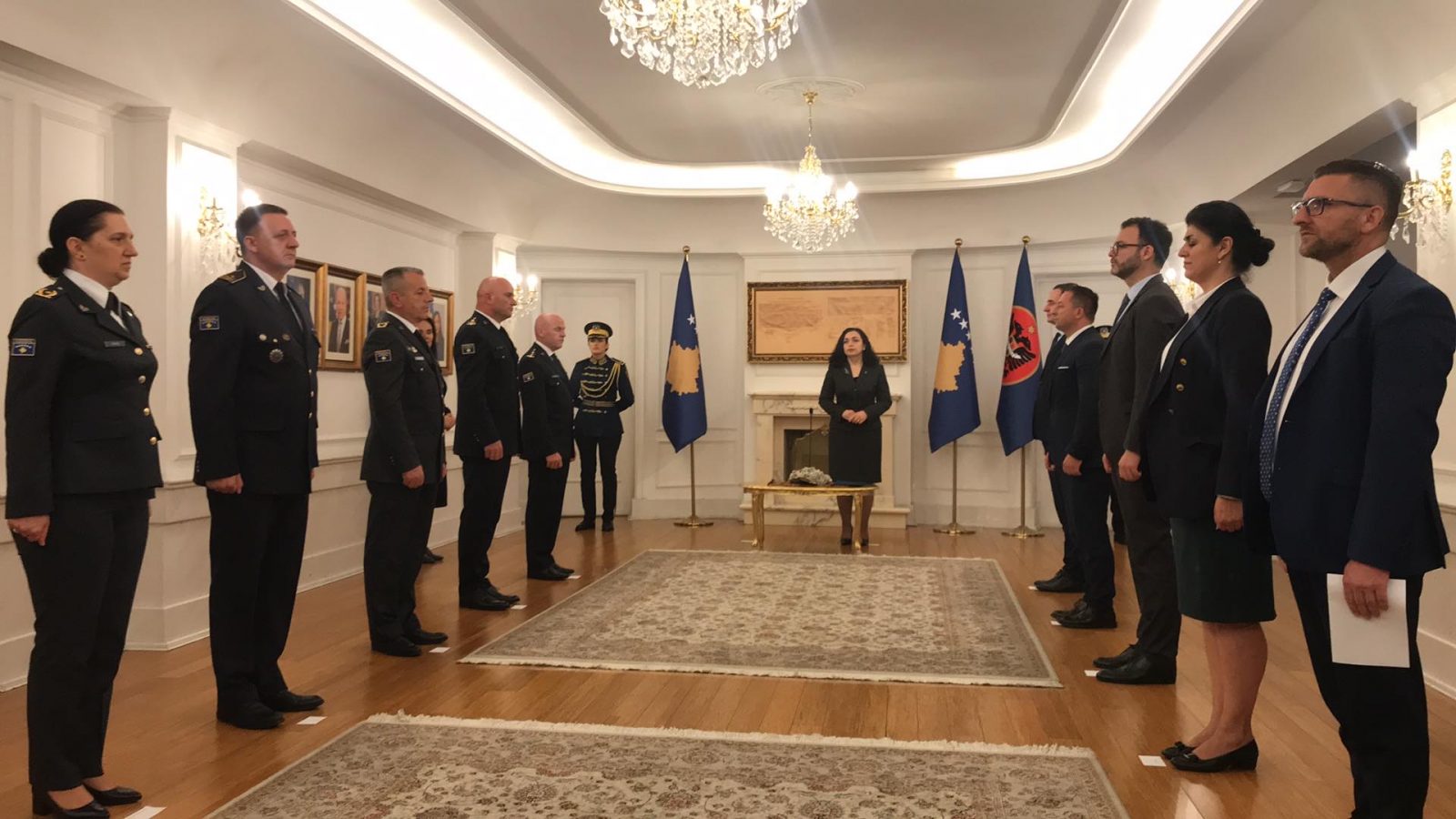 Presidentja Osmani gradon inspektore gjenerale në FSK, Irfete Spahiun