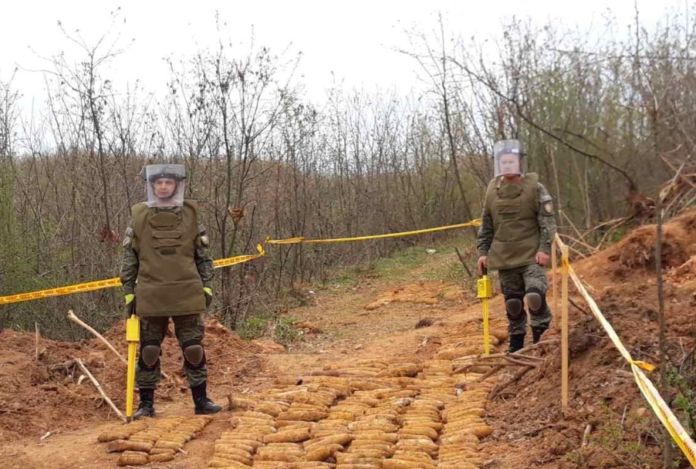 FSK gjen mbi 1 mijë e 600 mina në Parkun e Lirisë në Ferizaj