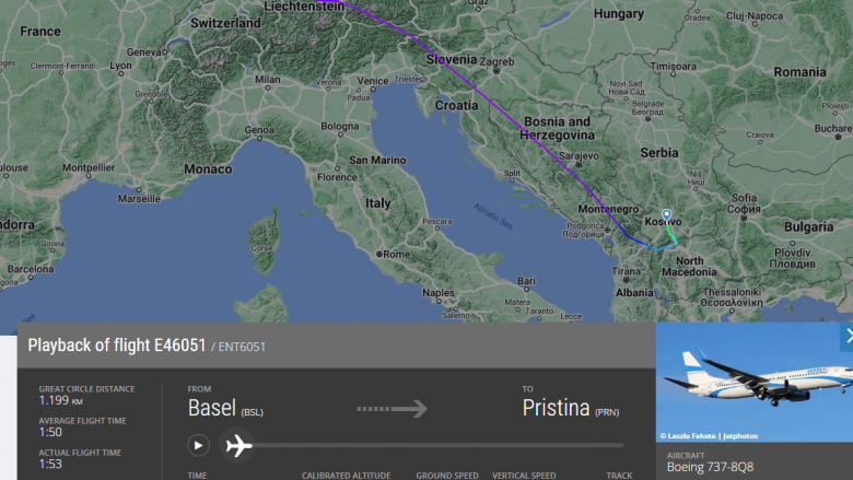 Sëmuret pasagjeri që po vinte në Kosovë, aeroplani nga Zvicra bën ulje emergjente