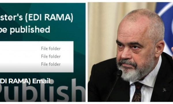 Hakerat publikojnë email-et e kryeministrit Edi Rama