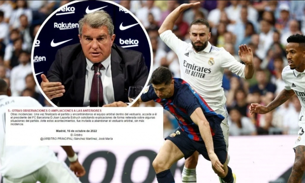 Pas humbjes nga Real Madridi, Laporta u përball me gjyqtarët pasi ishte i pakënaqur me ndarjen e drejtësisë