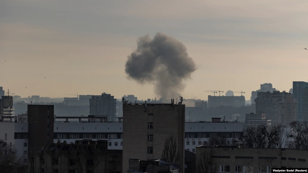 Shpërthimet godasin Kievin