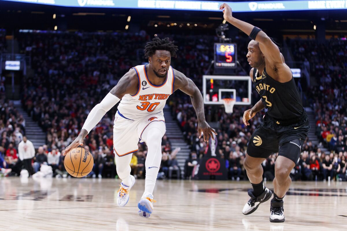 New York Knicks triumfon ndaj Toronto Raptors