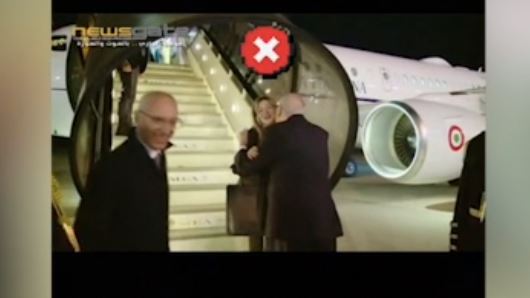 E pret me përqafime sekretaren në vend të Melonit: Gafa e kryeministrit libanez në aeroport