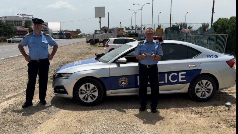 Policia e Kosovës kontrollon komunikacionin me dron në rrugët regjionale