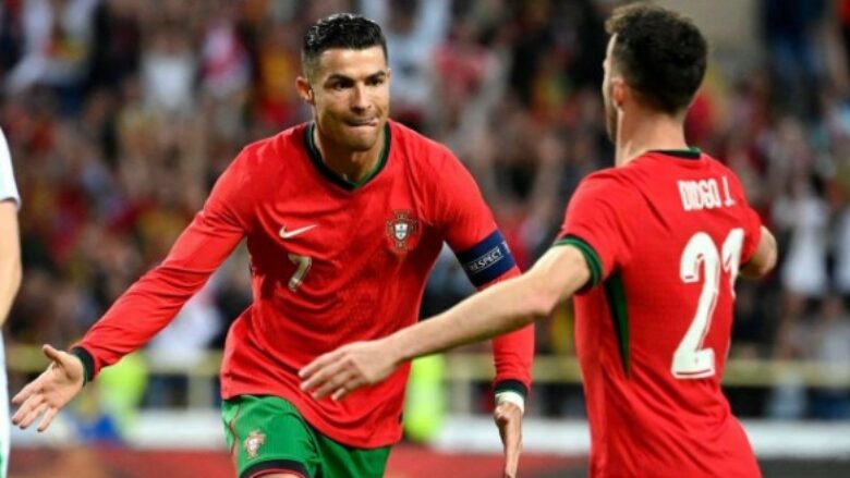Ronaldo në super formë para Euro 2024 – shkëlqen me dy gola ndaj Irlandës
