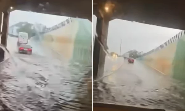 Reshjet e dendura vërshojnë nënkalimin në Ferizaj